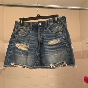 American Eagle Denim Skirt Size 8